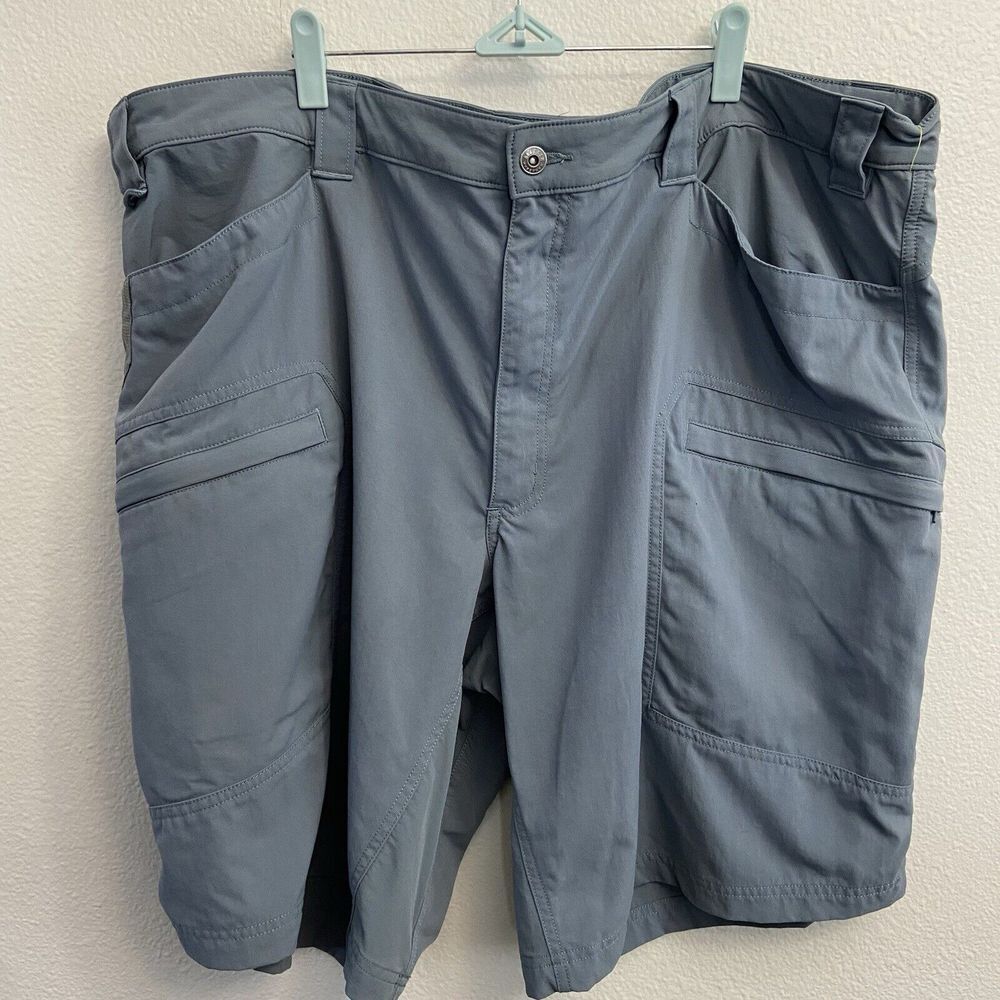 Mountain Hardware Cargo Shorts Mens 48 Blue Hiking Nylon Fishing Camping Outdoor